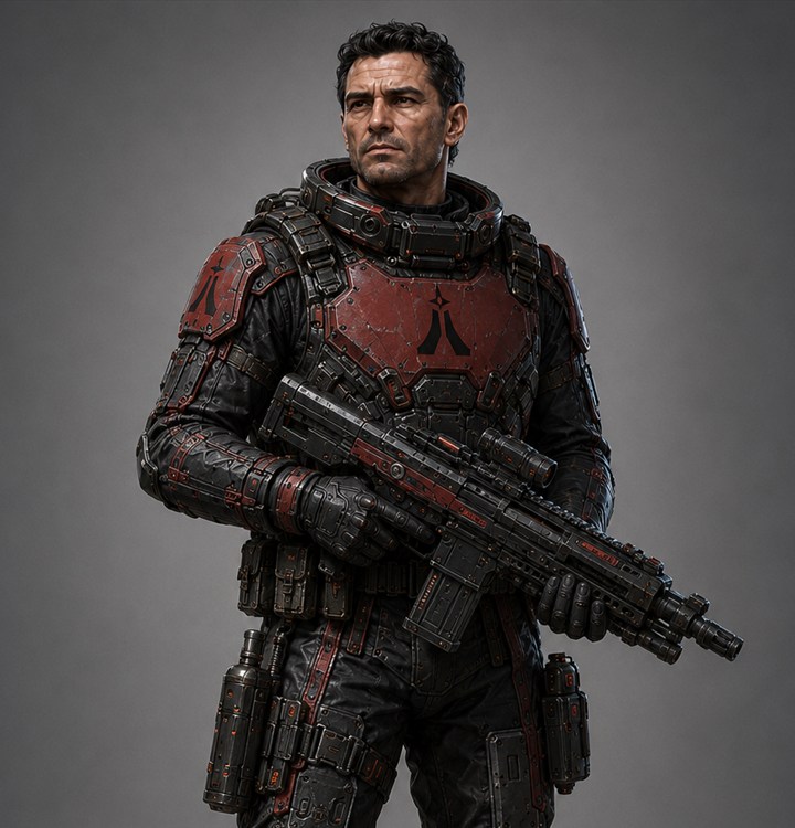 Noricum soldier in imperial combat armor