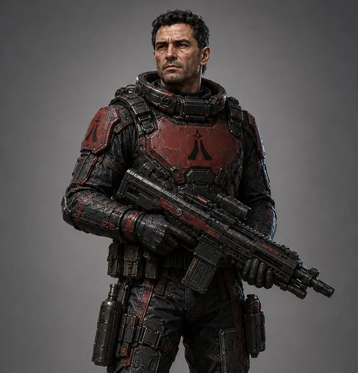 Noricum soldier in imperial combat armor
