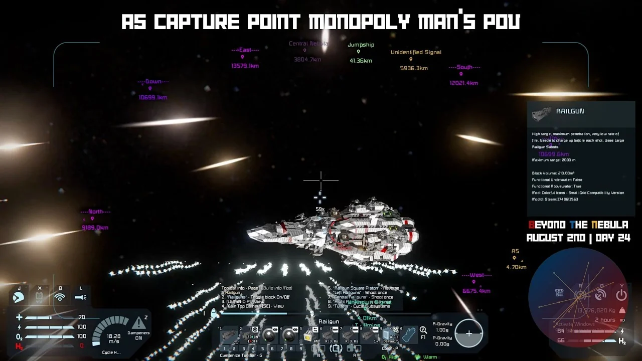 Space Engineers battle footage thumbnail for the A5 Capture Point fight
