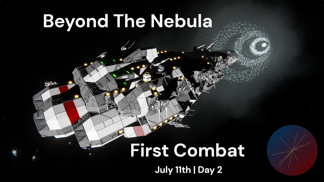 Space Engineers battle footage thumbnail for the first combat at the FTCM
