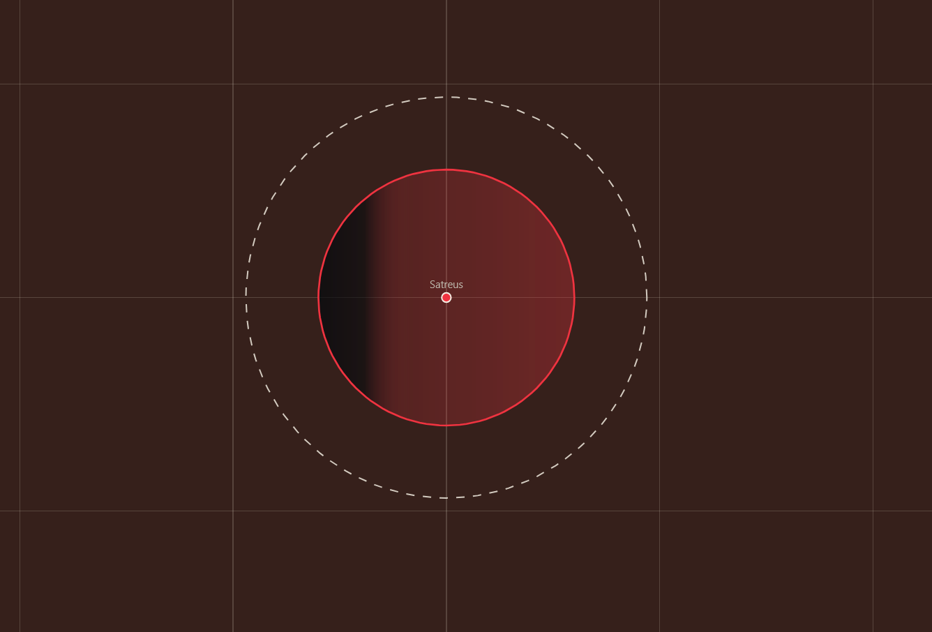 Directional shading across the true-scale physical body of Satreus on the Starmap